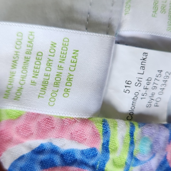 Lilly‎ Pulitzer The Callahan Short sz 16 Pique Texture Ocean - Picture 16 of 16
